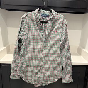 Polo by Ralph Lauren Men's Vibrant Checkered Shirt. Size L